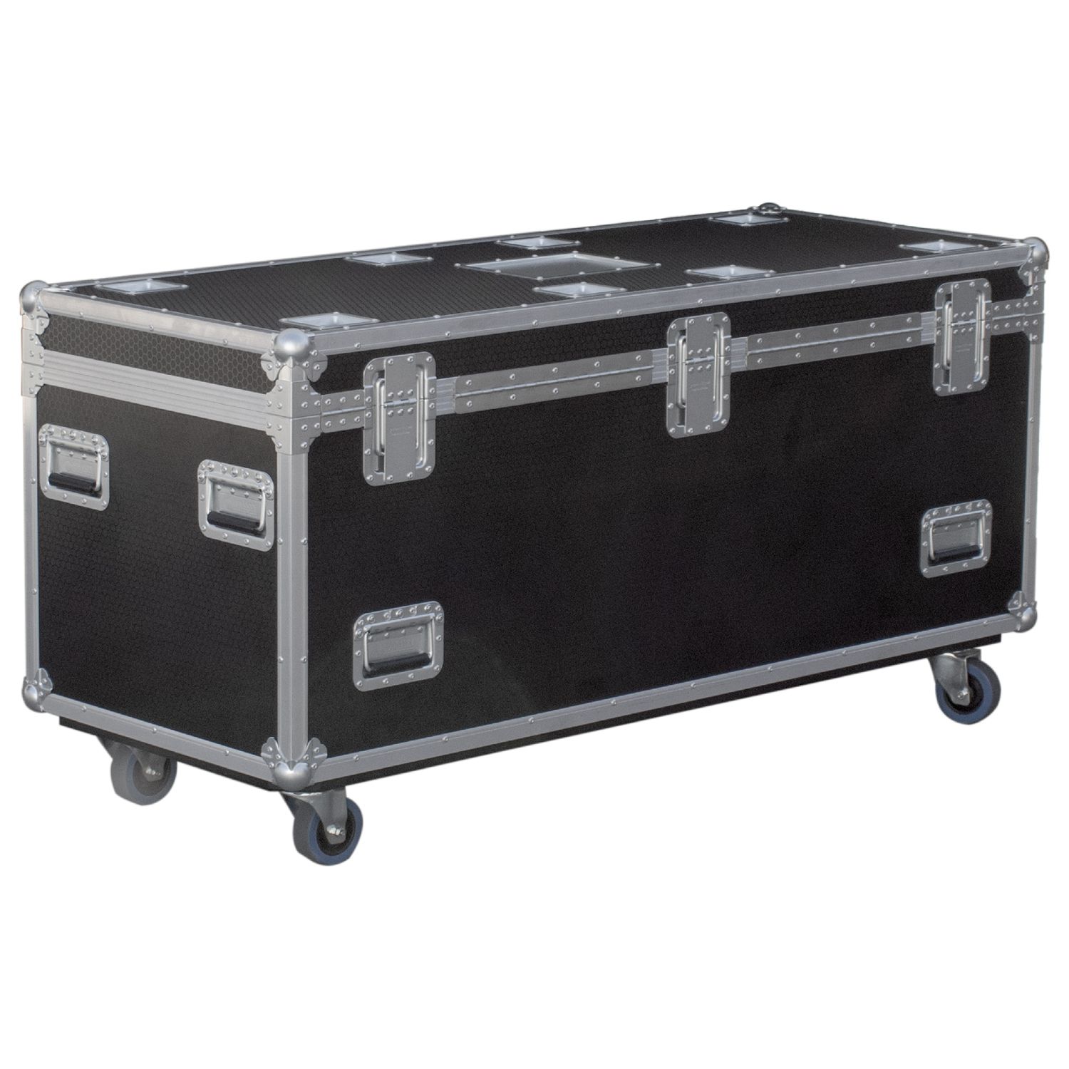 60" x 24" x 36" 0.5" Thick Hex Board Utility Tour Trunk Case with Caster Wheels - Image 5