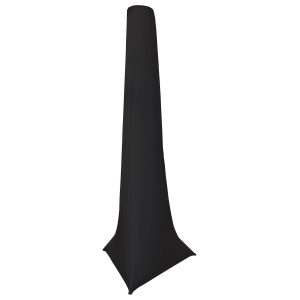 Black 15' Tall Crank Stand Slip Scrim