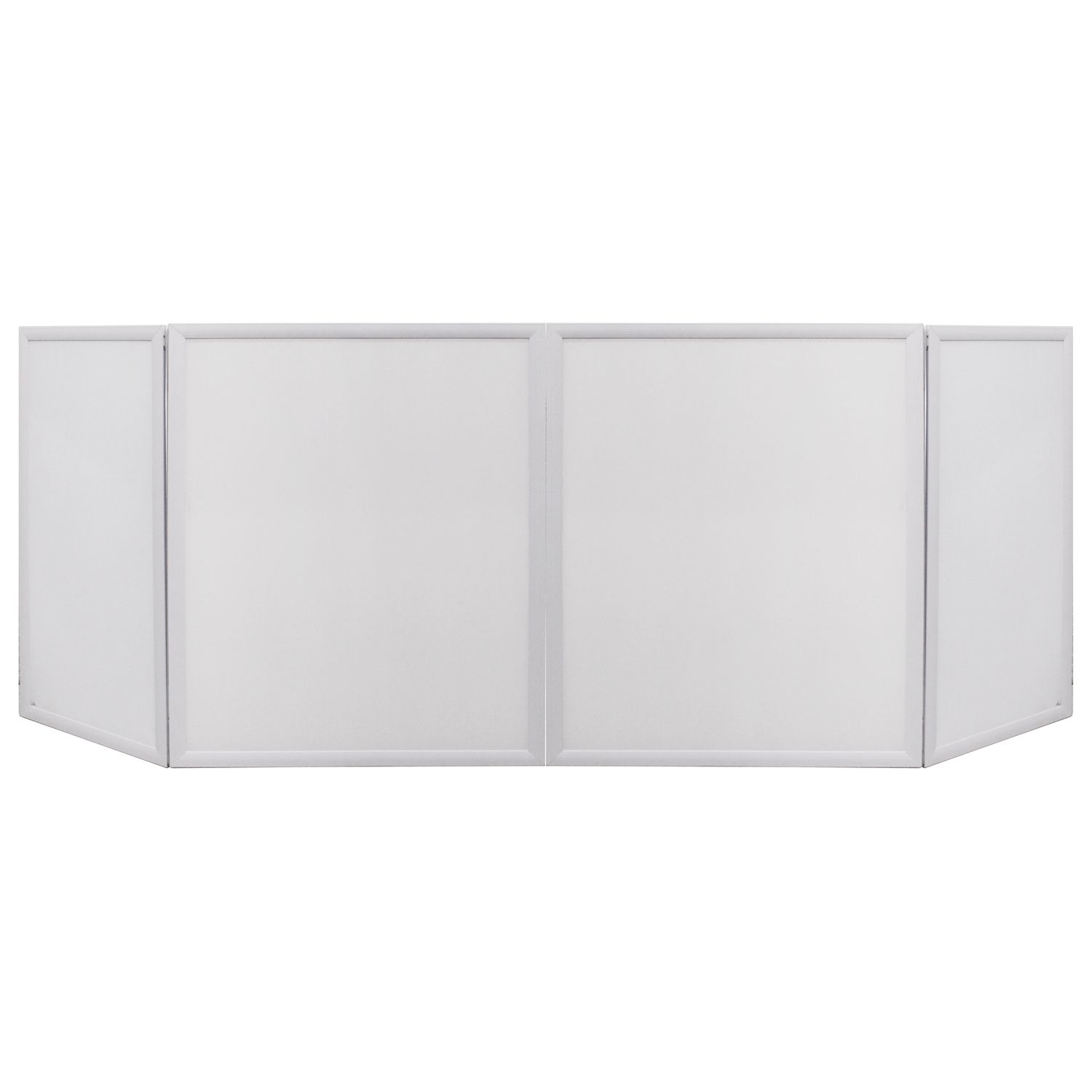 72" W x 46" H All-White Pro DJ Facade
