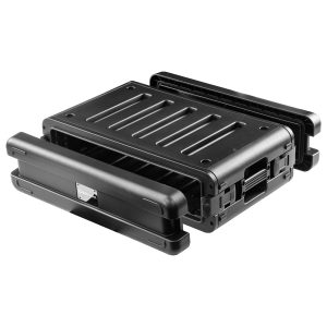 10.5" Rail-to-Rail Watertight Dust-proof Injection-Molded 2U Rack Case