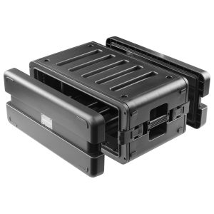10.5" Rail-to-Rail Watertight Dust-proof Injection-Molded 4U Rack Case