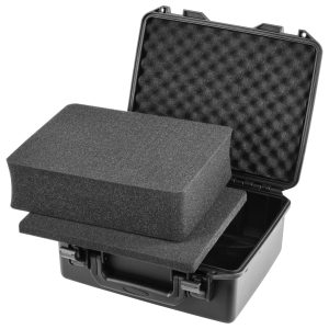 11" x 8.5" x 3..75" Bottom Interior with Pluck Foams Injection-Molded Utility Case