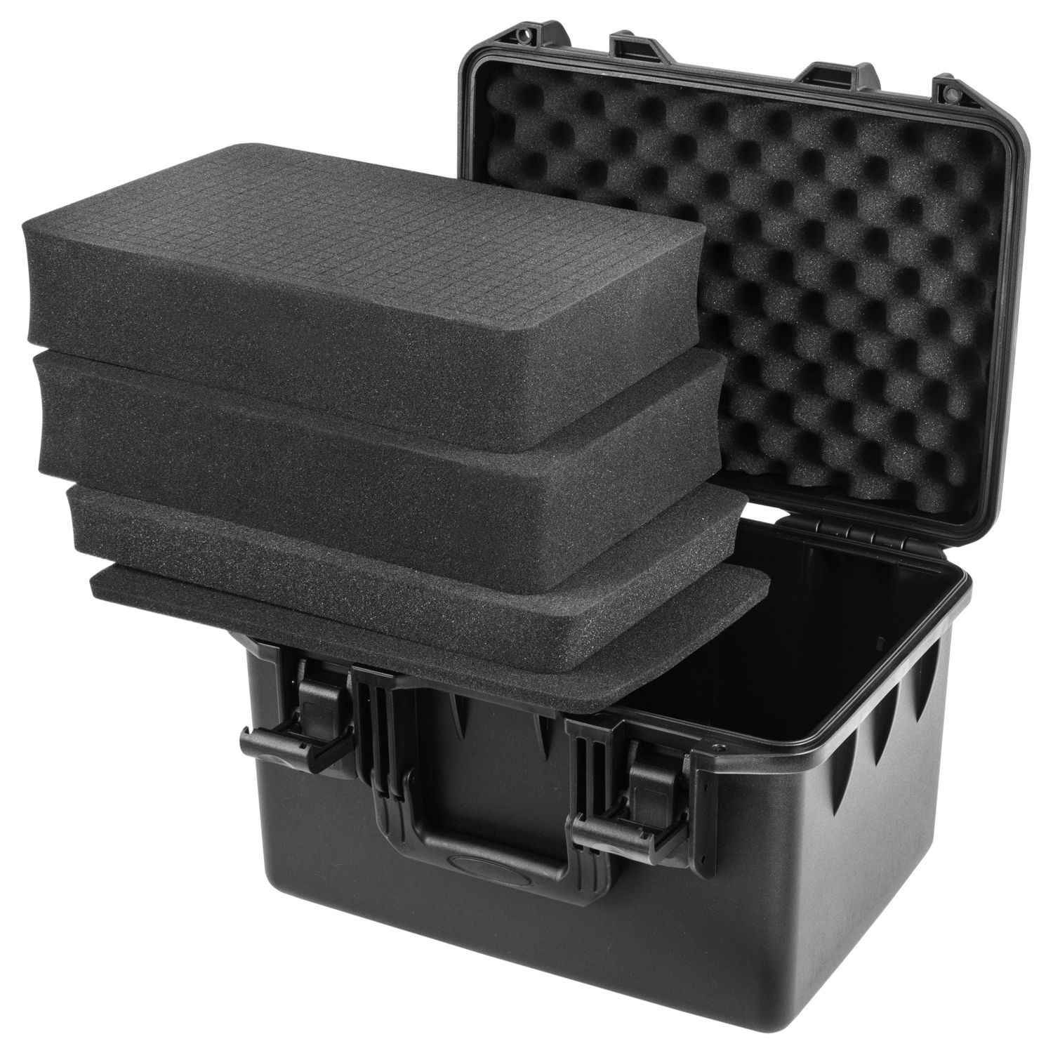 15" x 10.5" x 8.25" Bottom Interior with Pluck Foams Injection-Molded Utility Case