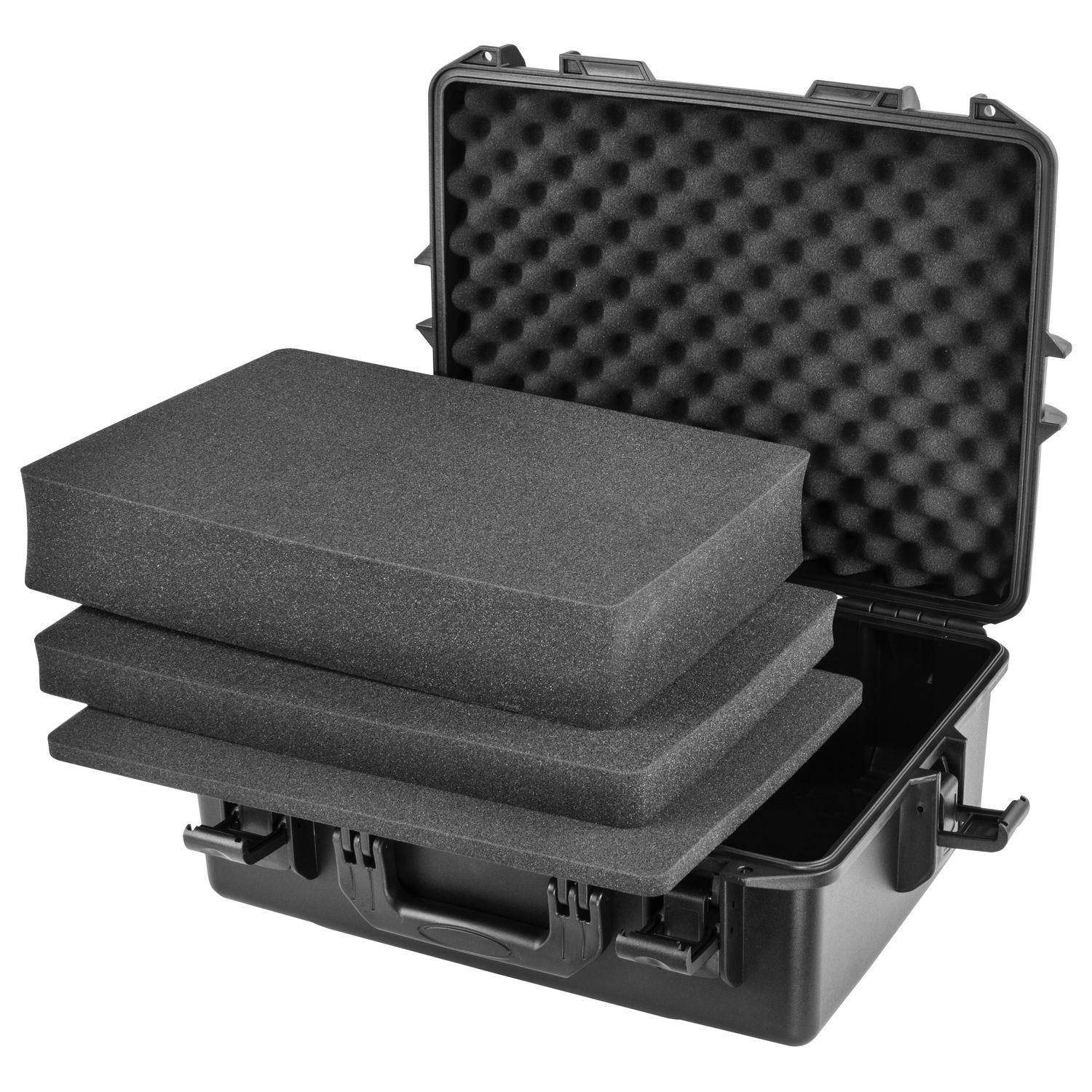 19.25" x 14" x 5.5" Bottom Interior with Pluck Foams Injection-Molded Utility Case