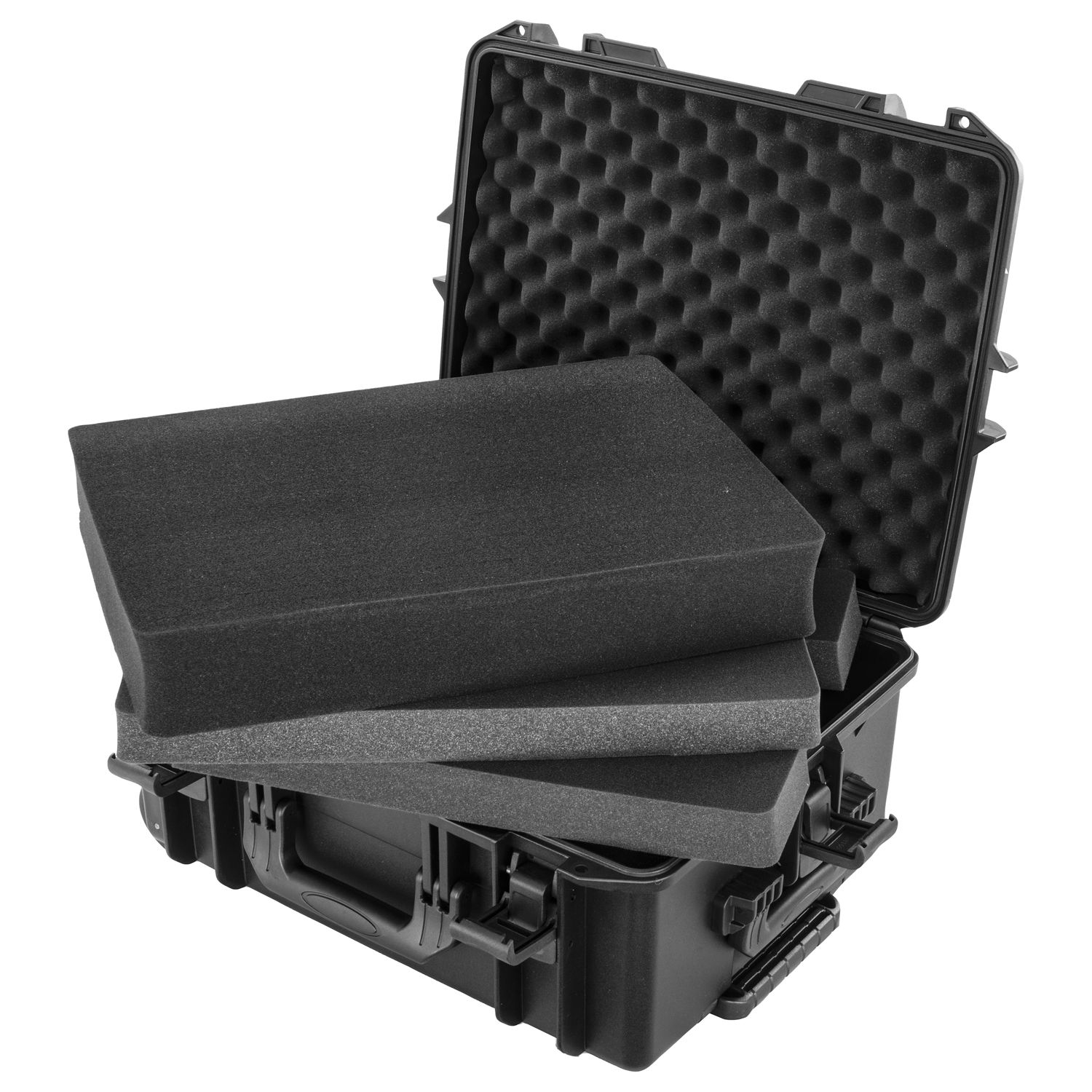 19.25" x 14.25" x 6.75" Bottom Interior with Pluck Foams Injection-Molded Trolley Utility Case - Image 7